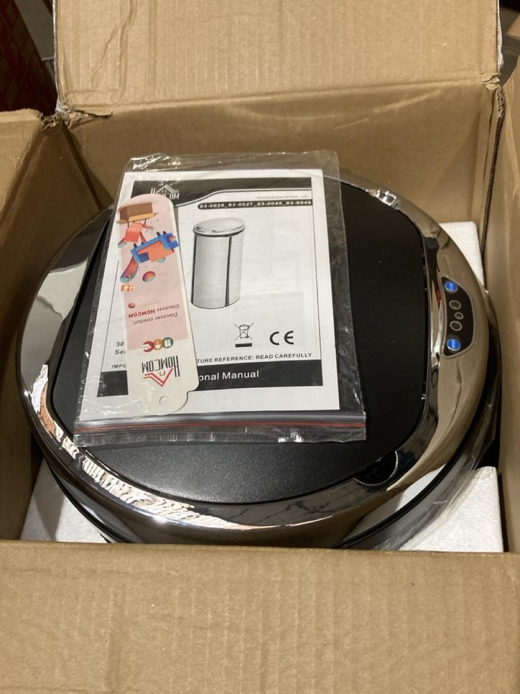 Lot 260  
            Birmingham SR107 - Parcel Delivery Only 

                
HOMCOM CHROME SENSOR BIN