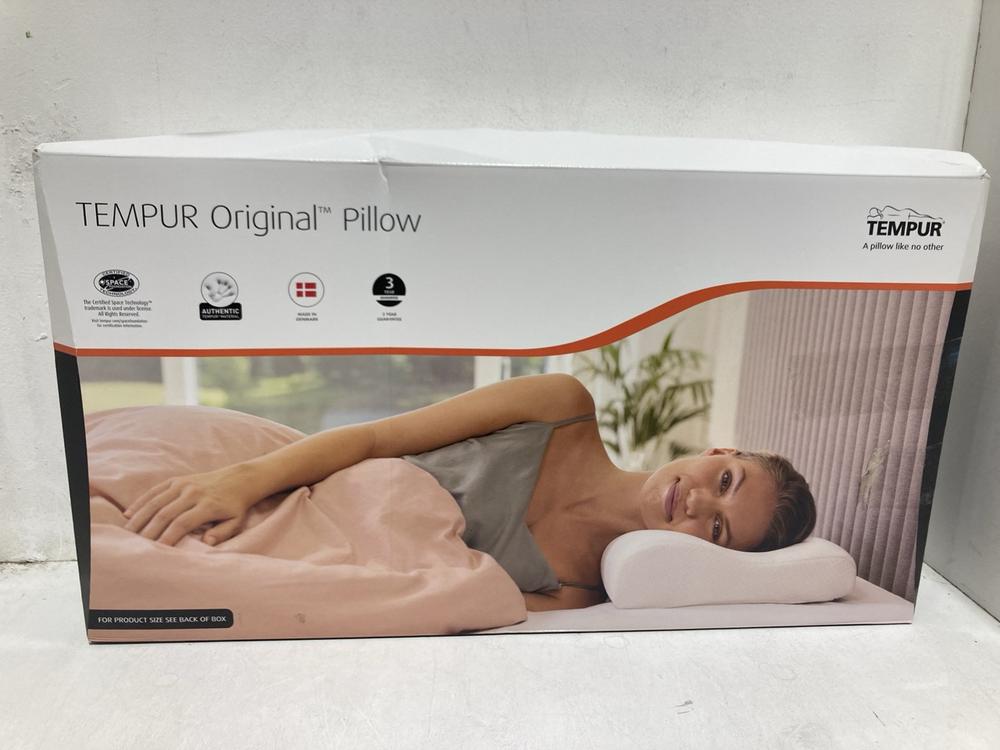 Lot 268  
            Birmingham SR107 - Parcel Delivery Only 

                
TEMPUR ORIGINAL PILLOW