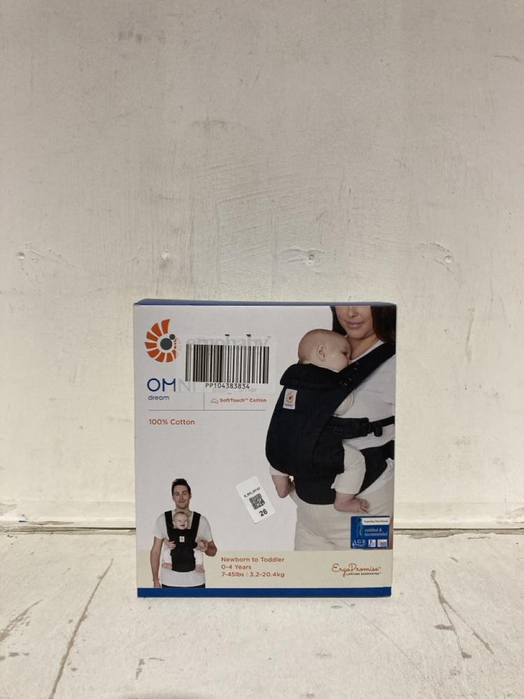 Lot 26  
            Birmingham SR107 - Parcel Delivery Only 

                
ERGOBABY OMNI BREEZE CARRIER BIRTH - 20.4 KG ORIGINAL RRP £184