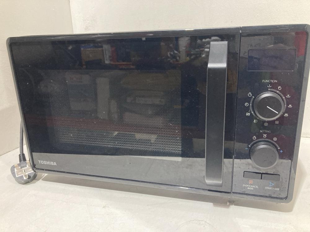 Lot 271  
            Birmingham SR107 - Parcel Delivery Only 

                
TOSHIBA DIGITAL 23L MICROWAVE IN BLACK