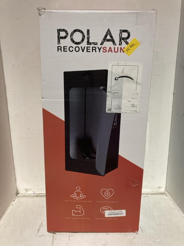 Lot 27  
            Birmingham SR107 - Parcel Delivery Only 

                
POLAR RECOVERY 2.0 SAUNA POD ORIGINAL RRP £239