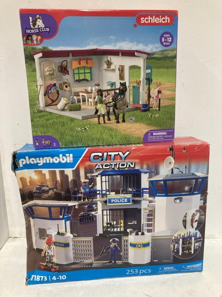 Lot 280  
            Birmingham SR107 - Parcel Delivery Only 

                
2 X CHILDRENS TOYS TO INCLUDE PLAYMOBIL CITY ACTION SET