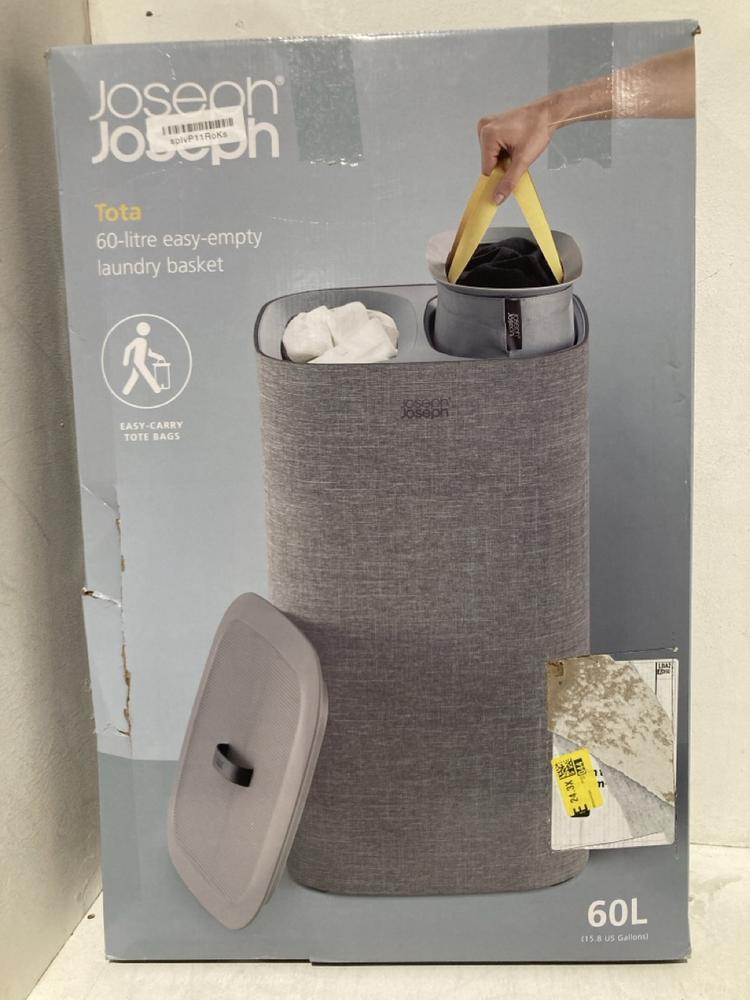 Lot 296  
            Birmingham SR107 - Parcel Delivery Only 

                
JOSEPH JOSEPH TOTA 60L EASY EMPTY LAUNDRY BASKET