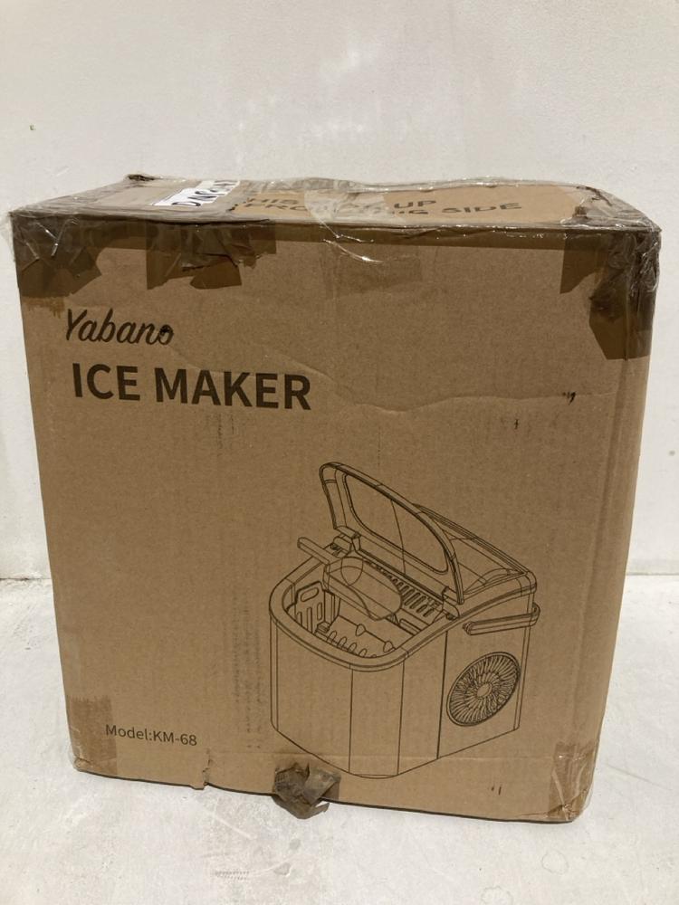 Lot 297  
            Birmingham SR107 - Parcel Delivery Only 

                
YABANO ICE MAKER - MODEL KM-68