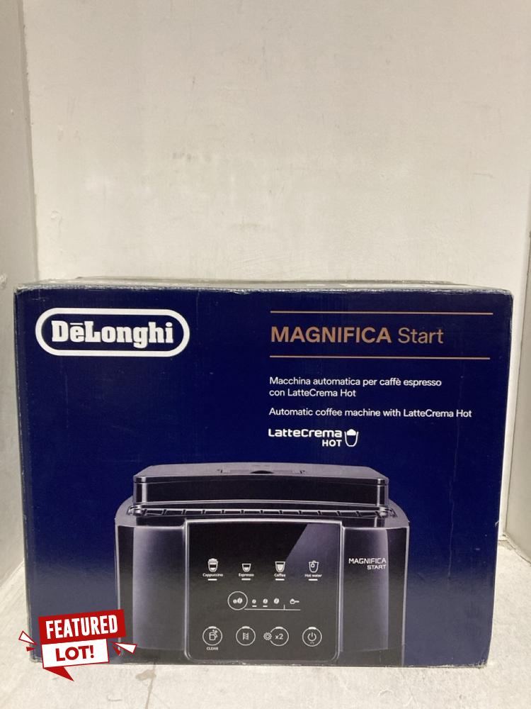 Lot 29  
            Birmingham SR107 - Parcel Delivery Only 

                
DE'LONGHI MAGNIFICA START COFFEE MACHINE ORIGINAL RRP £399