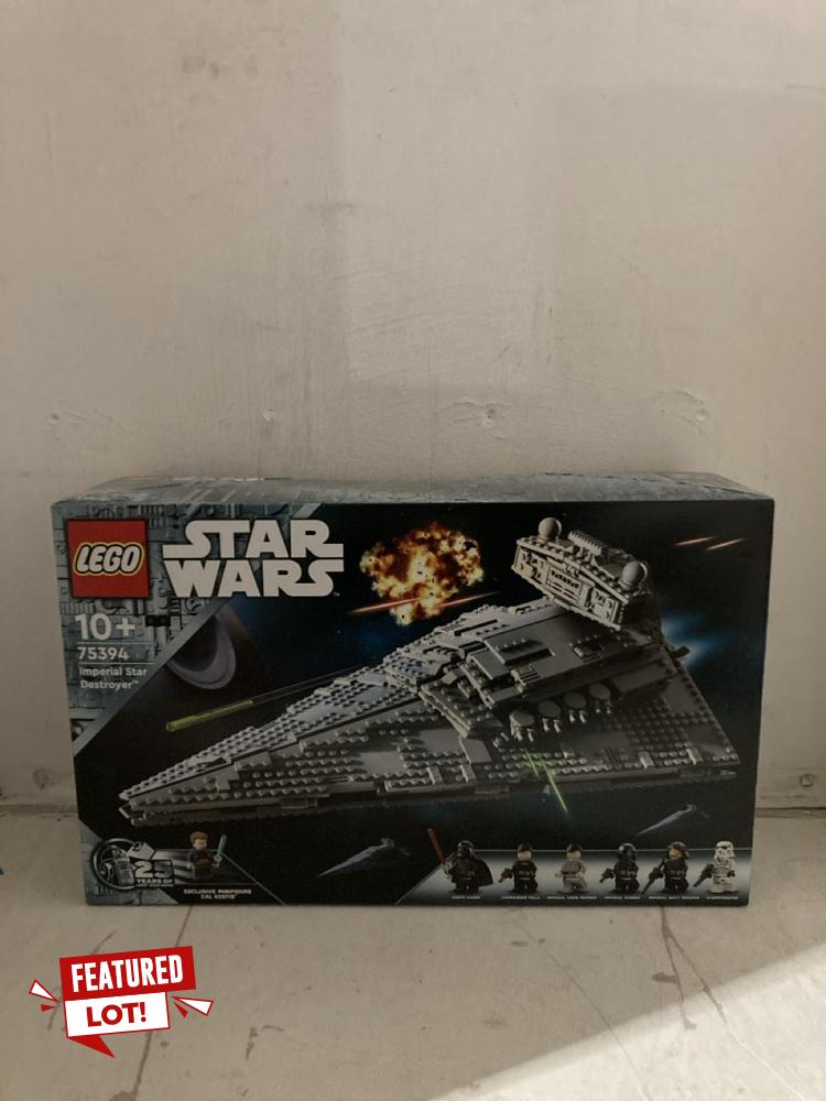 Lot 2  
            Birmingham SR107 - Parcel Delivery Only 

                
LEGO STAR WARS IMPERIAL STAR DESTROYER 75394 ORIGINAL RRP £149