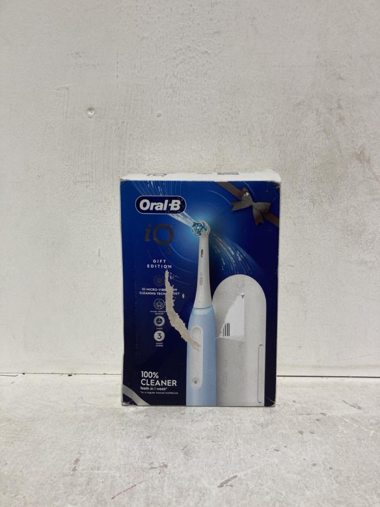 Lot 305  
            Birmingham SR107 - Parcel Delivery Only 

                
ORAL-B IO SERIES 3 ELECTRIC TOOTHBRUSH