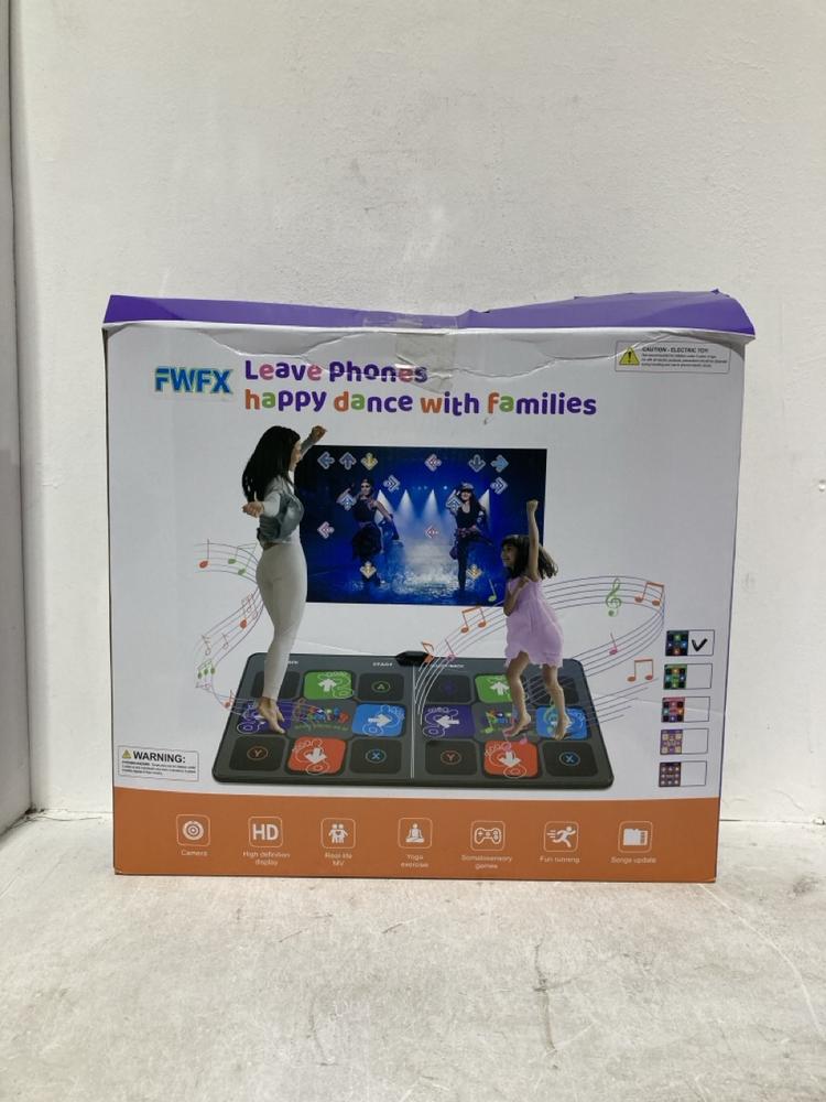 Lot 312  
            Birmingham SR107 - Parcel Delivery Only 

                
DANCE MAT LEAVE PHONE HAPPY DANCE WITH FAMILIES