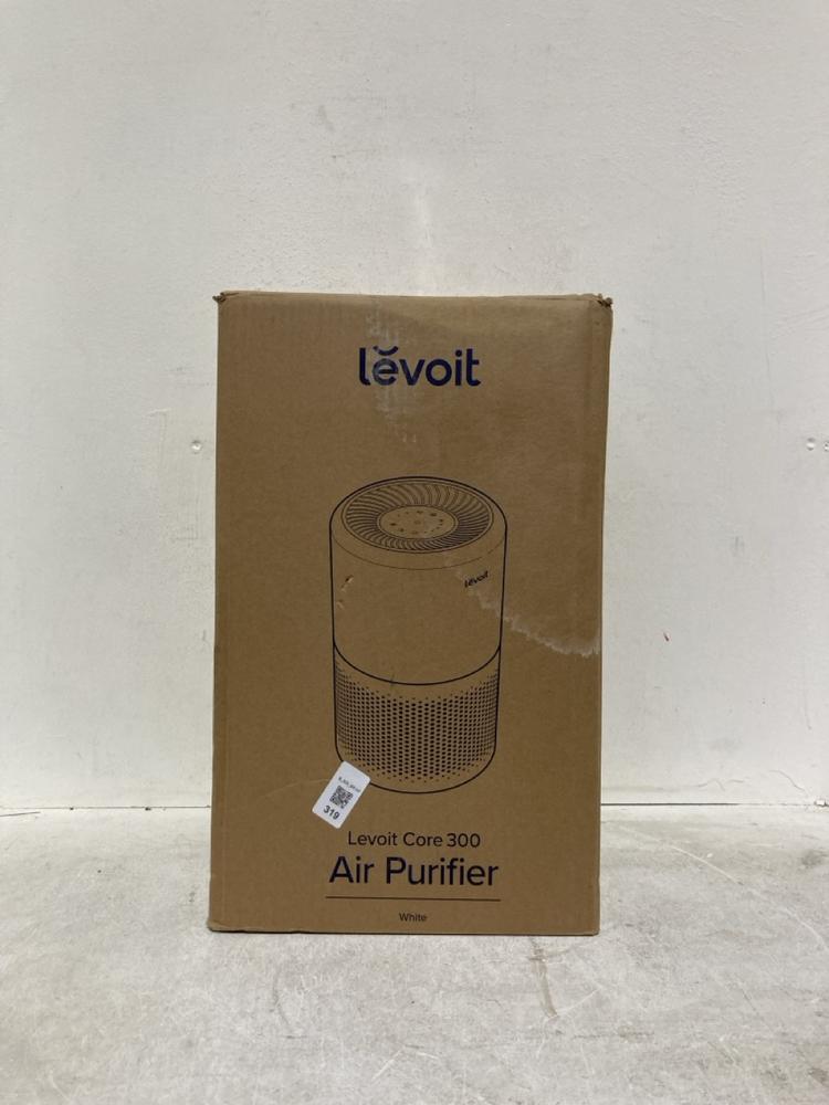 Lot 319  
            Birmingham SR107 - Parcel Delivery Only 

                
LEVOIT CORE 300 AIR PURIFIER WHITE