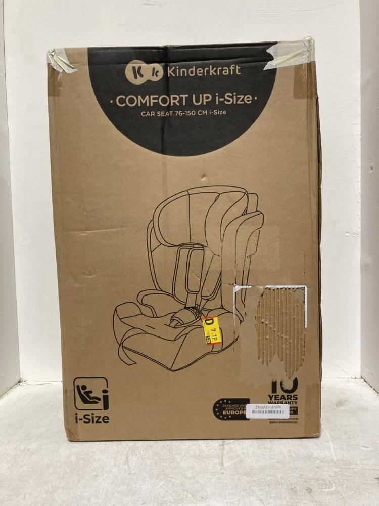 Lot 325  
            Birmingham SR107 - Parcel Delivery Only 

                
KINDERKRAFT COMFORT UP I-SIZE CAR SEAT GREEN