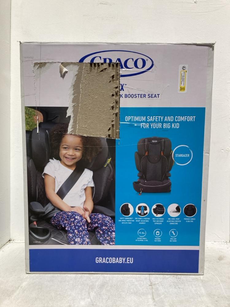 Lot 336  
            Birmingham SR107 - Parcel Delivery Only 

                
GRACO GROUP 2/3 HIGHBACK BOOSTER SEAT
