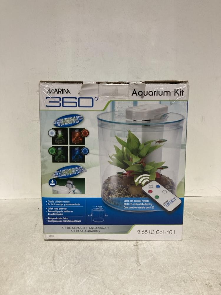 Lot 380  
            Birmingham SR107 - Parcel Delivery Only 

                
MARINA 360 AQUARIUM KIT WITH LED REMOTE CONTROL