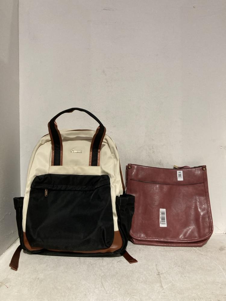 Lot 381  
            Birmingham SR107 - Parcel Delivery Only 

                
POSIE VEGAN LEATHER BAG AND LOVE BOOK LAPTOP BACKPACK