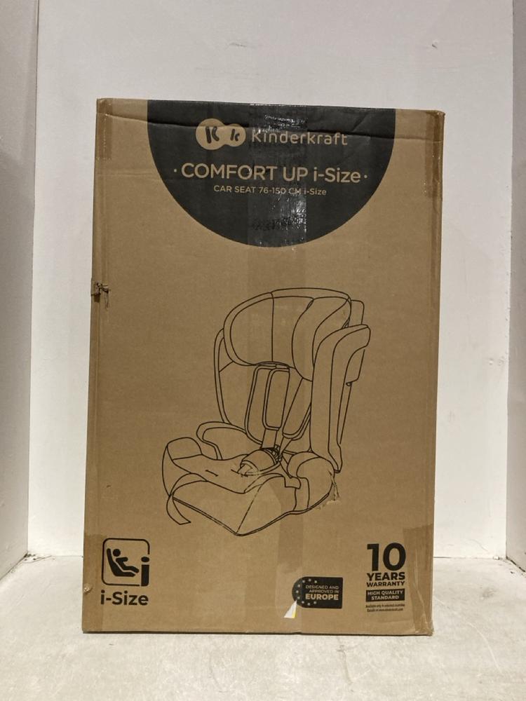 Lot 394  
            Birmingham SR107 - Parcel Delivery Only 

                
KINDERKRAFT COMFORT UP I-SIZE CAR SEAT 76-150CM