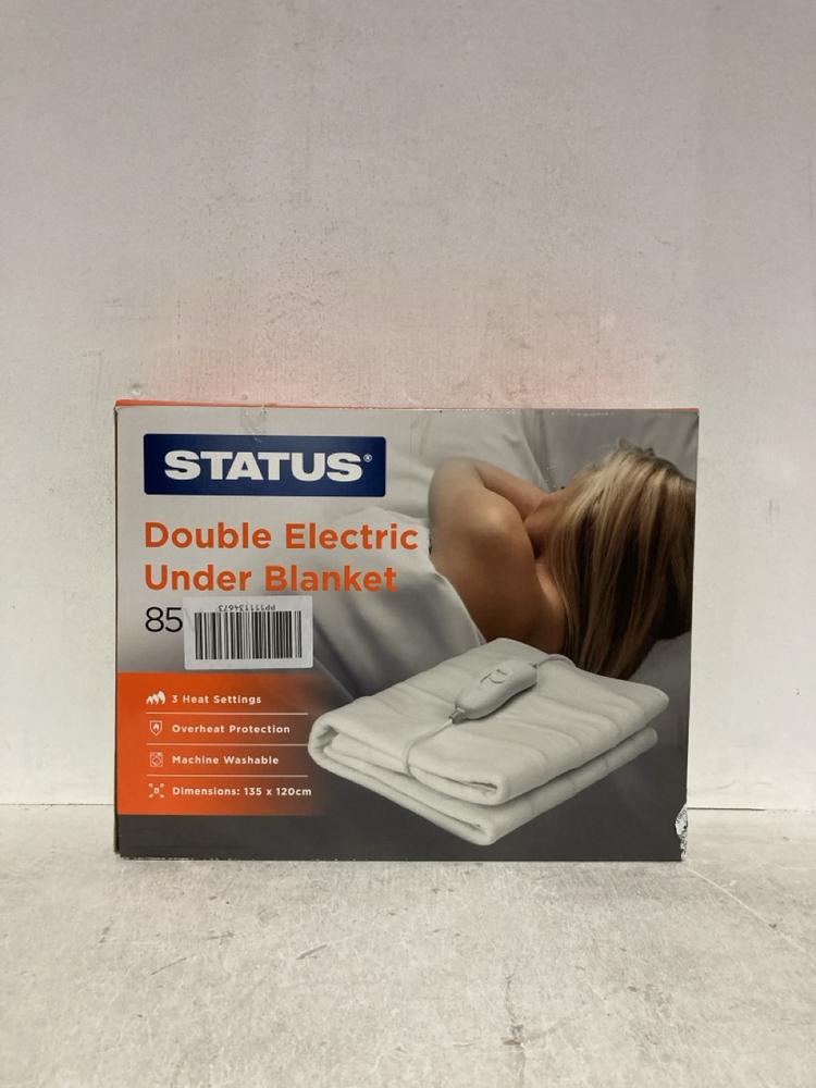 Lot 396  
            Birmingham SR107 - Parcel Delivery Only 

                
STATUS DOUBLE ELECTRIC UNDER BLANKET