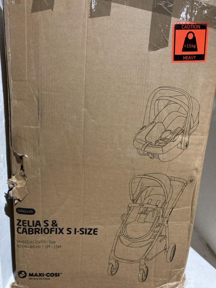 Lot 39  
            Birmingham SR107 - Parcel Delivery Only 

                
MAXI COSI ZELIAS STROLLER & CABRIOFIX I-SIZE CAR SEAT COLLECT APPROX ORIGINAL RRP...