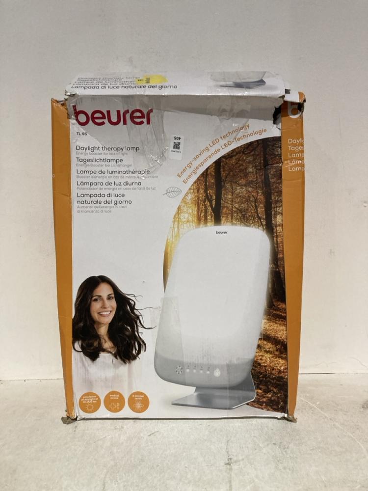 Lot 405  
            Birmingham SR107 - Parcel Delivery Only 

                
BEURER TL 95 DAYLIGHT THERAPY LAMP