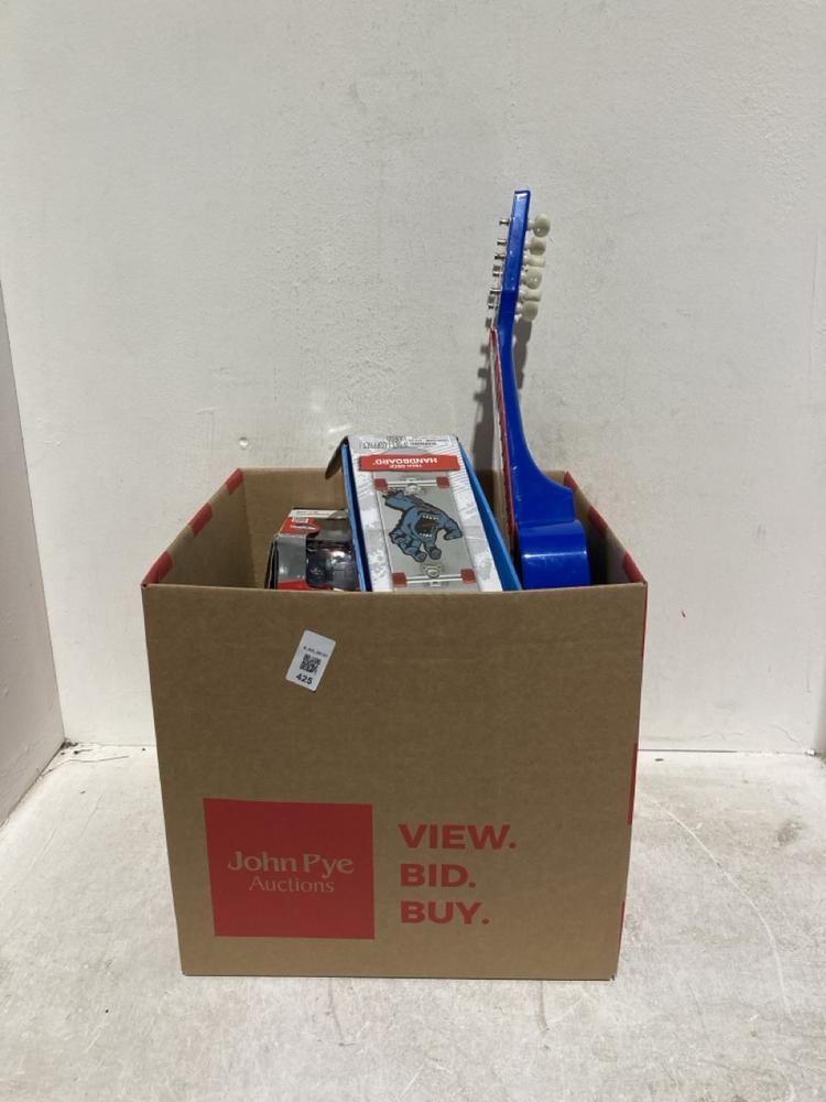 Lot 425  
            Birmingham SR107 - Parcel Delivery Only 

                
BOX OF KIDS TOYS TO INCLUDE 1968 SHELBY GT-500 1 PLASTIC KIT CAR