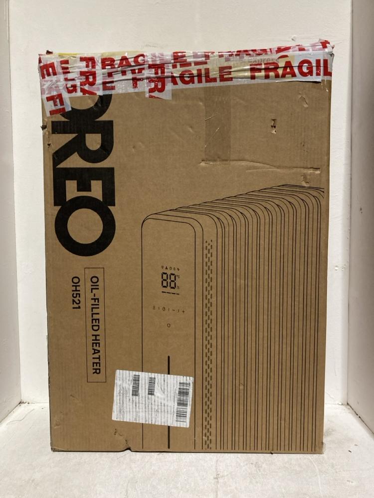 Lot 428  
            Birmingham SR107 - Parcel Delivery Only 

                
DREO OIL-FILLED HEATER OH521