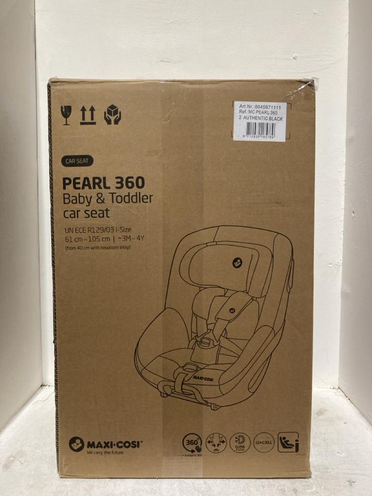 Lot 429  
            Birmingham SR107 - Parcel Delivery Only 

                
MAXI-COSI BABY AND TODDLER CAR SEAT