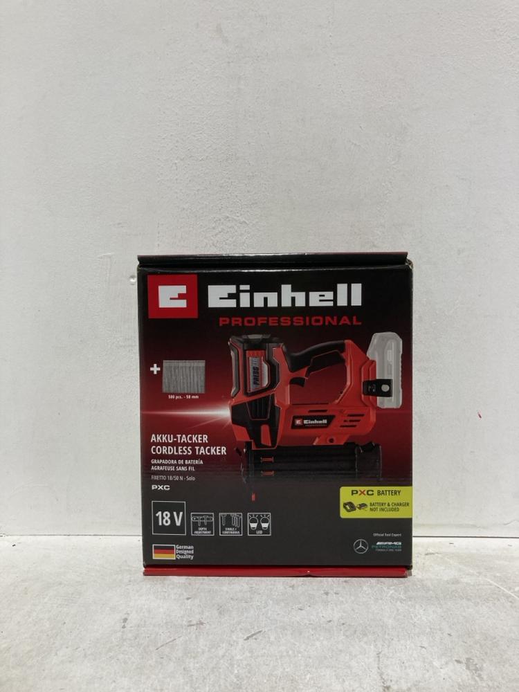 Lot 440  
            Birmingham SR107 - Parcel Delivery Only 

                
EINHELL PROFESSIONAL AKKU-TACKER CORDLESS TRACKER