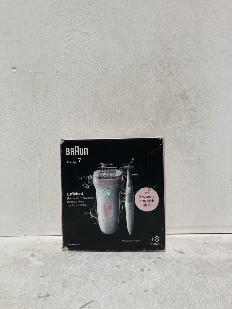 Lot 442  
            Birmingham SR107 - Parcel Delivery Only 

                
BRAUN 7 HAIR REMOVER