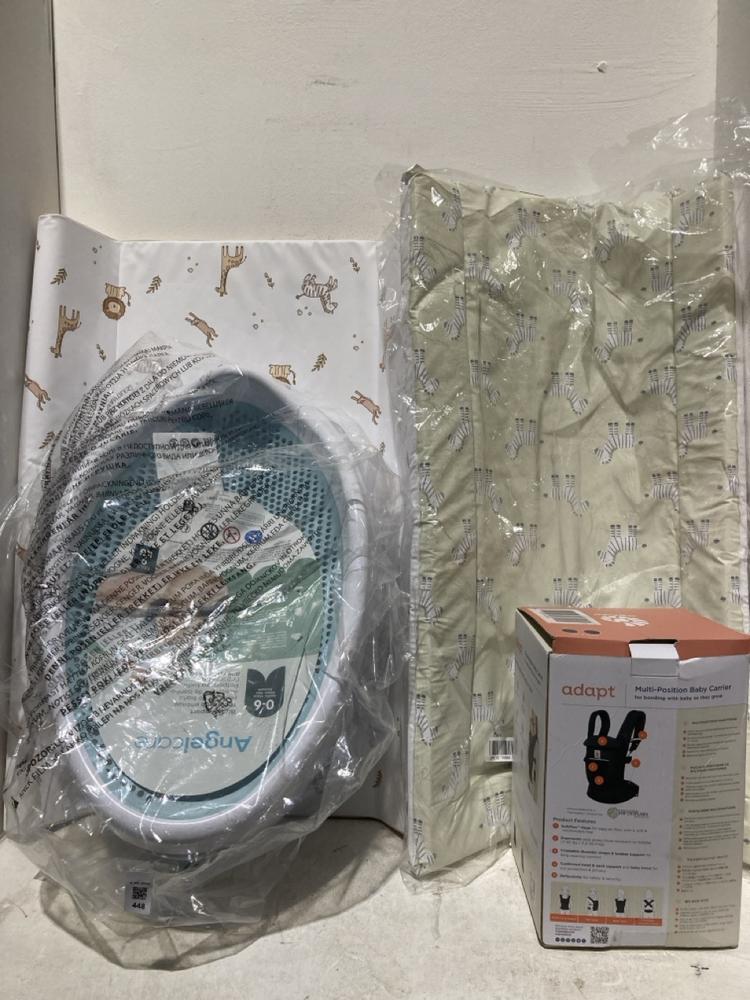 Lot 448  
            Birmingham SR107 - Parcel Delivery Only 

                
QTY OF ASSORTED ITEMS TO INCLUDE ERGOBABY ADAPT