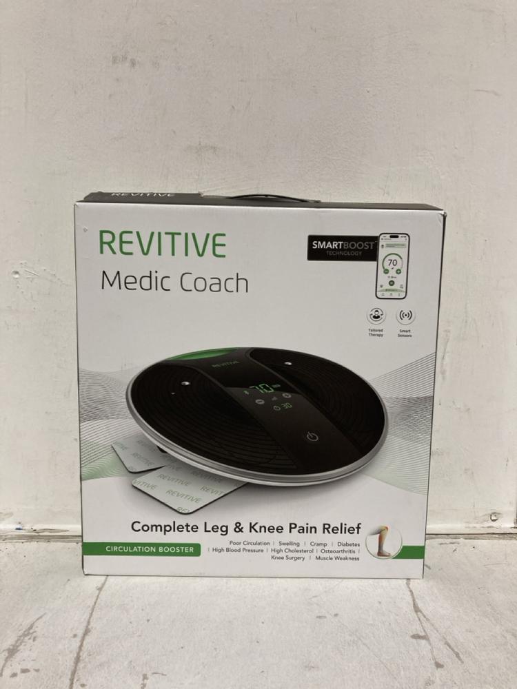 Lot 44  
            Birmingham SR107 - Parcel Delivery Only 

                
REVITIVE MEDIC COACH CIRCULATION BOOSTER ORIGINAL RRP £399