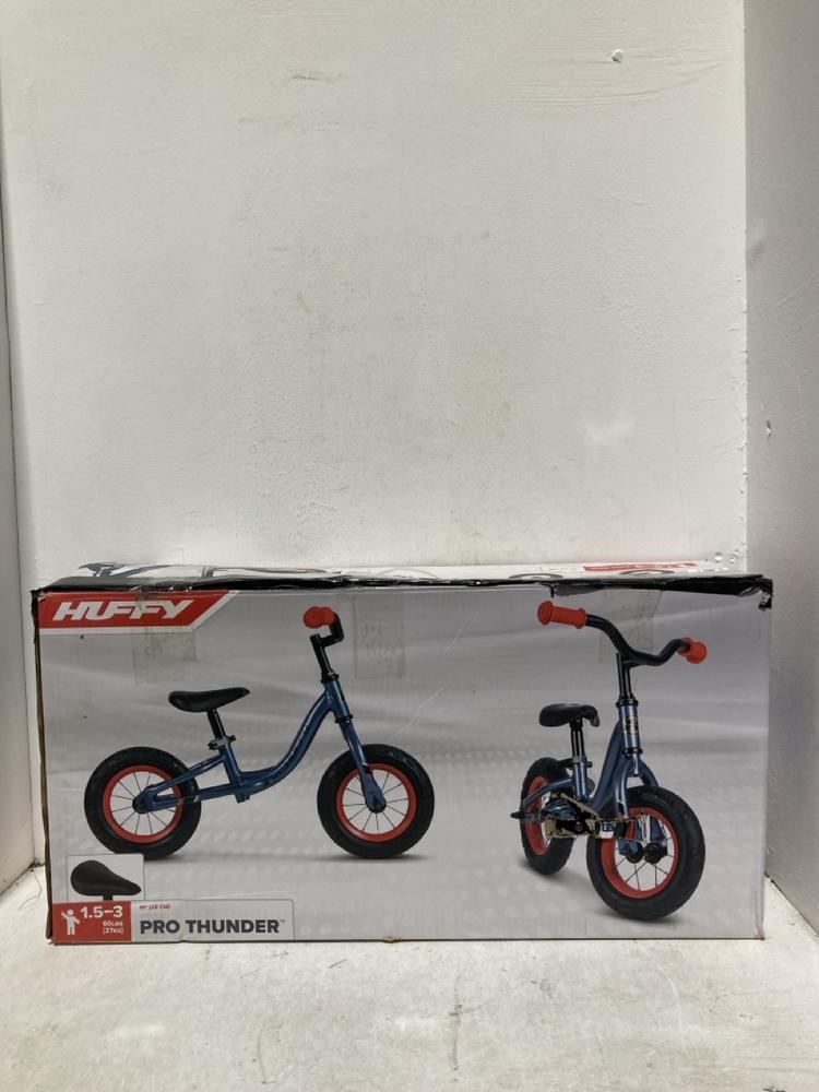 Lot 451  
            Birmingham SR107 - Parcel Delivery Only 

                
HUFFY PRO THUNDER CHILDRENS BICYCLE