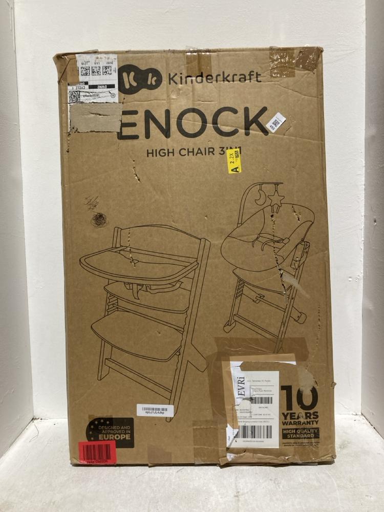 Lot 453  
            Birmingham SR107 - Parcel Delivery Only 

                
KINDERKRAFT ENOCK HIGH CHAIR 3 IN 1