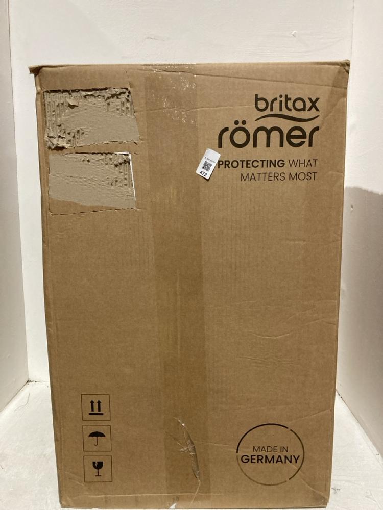 Lot 472  
            Birmingham SR107 - Parcel Delivery Only 

                
BRITAX ROMER DISCOVERY PLUS 2 CAR SEAT