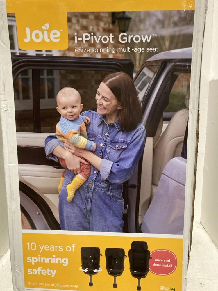 Lot 474  
            Birmingham SR107 - Parcel Delivery Only 

                
JOIE I-PIVOT GROW CAR SEAT