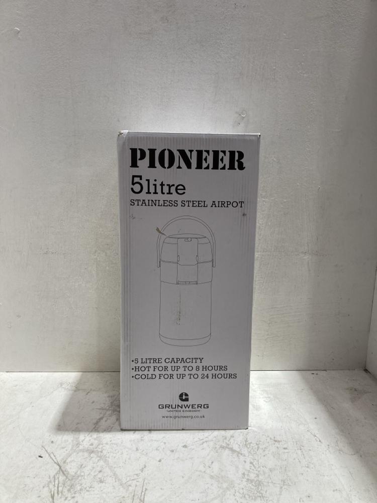 Lot 479  
            Birmingham SR107 - Parcel Delivery Only 

                
GRUNWERG PIONEER STEEL FLASK