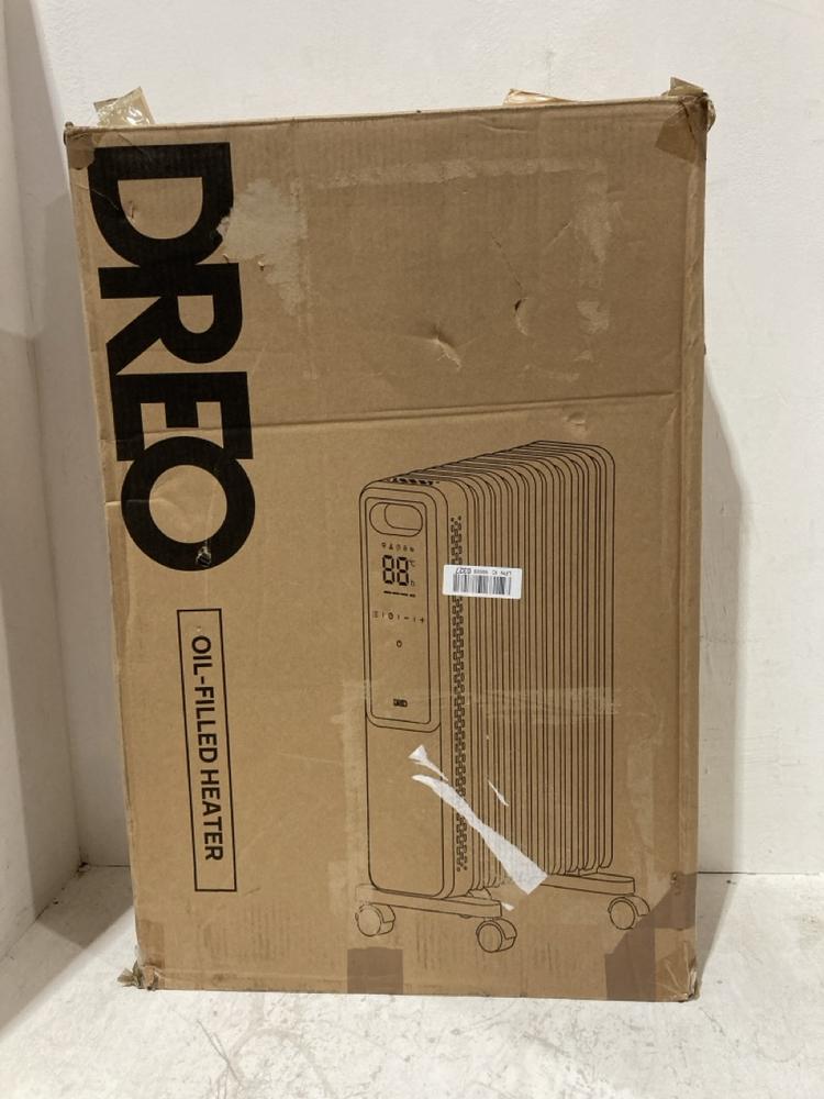 Lot 484  
            Birmingham SR107 - Parcel Delivery Only 

                
DREO OIL FILLED HEATER