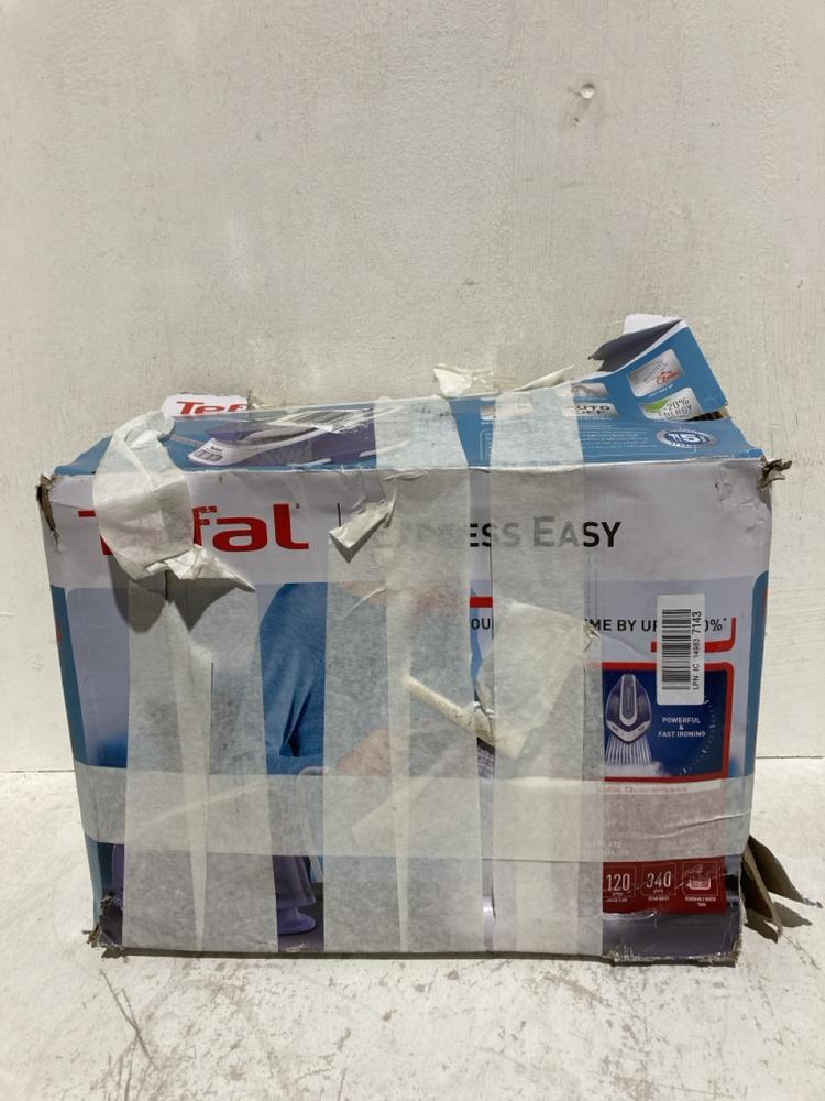 Lot 527  
            Birmingham SR107 - Parcel Delivery Only 

                
TEFAL EXPRESS EASY STEAM IRON WITH STAND
