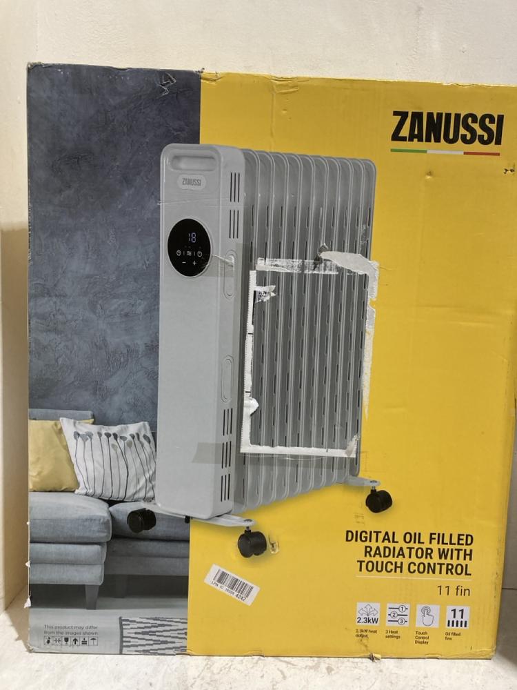 Lot 532  
            Birmingham SR107 - Parcel Delivery Only 

                
ZANUSSI DIGITAL OIL FILLED RADIATOR WITH TOUCH CONTROL