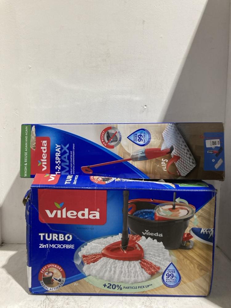 Lot 534  
            Birmingham SR107 - Parcel Delivery Only 

                
2 X VILEDA ITEMS TO INCLUDE TURBO 2 IN 1 MICROFIBRE MOP & BUCKET