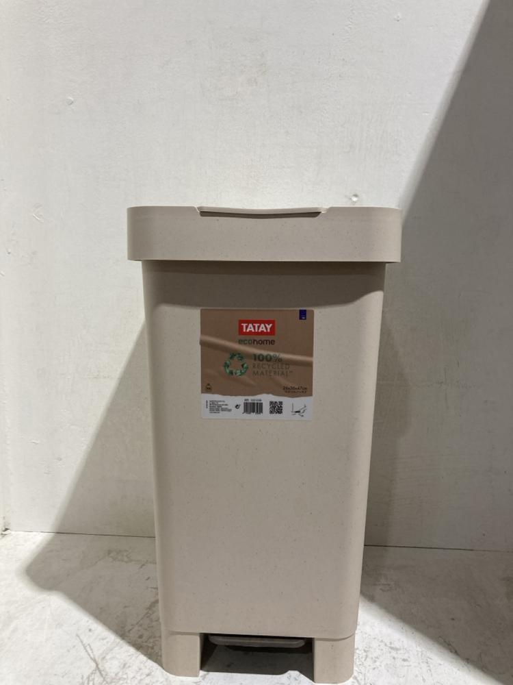 Lot 535  
            Birmingham SR107 - Parcel Delivery Only 

                
TATAY ECOHOME RECYCLING PEDAL BIN