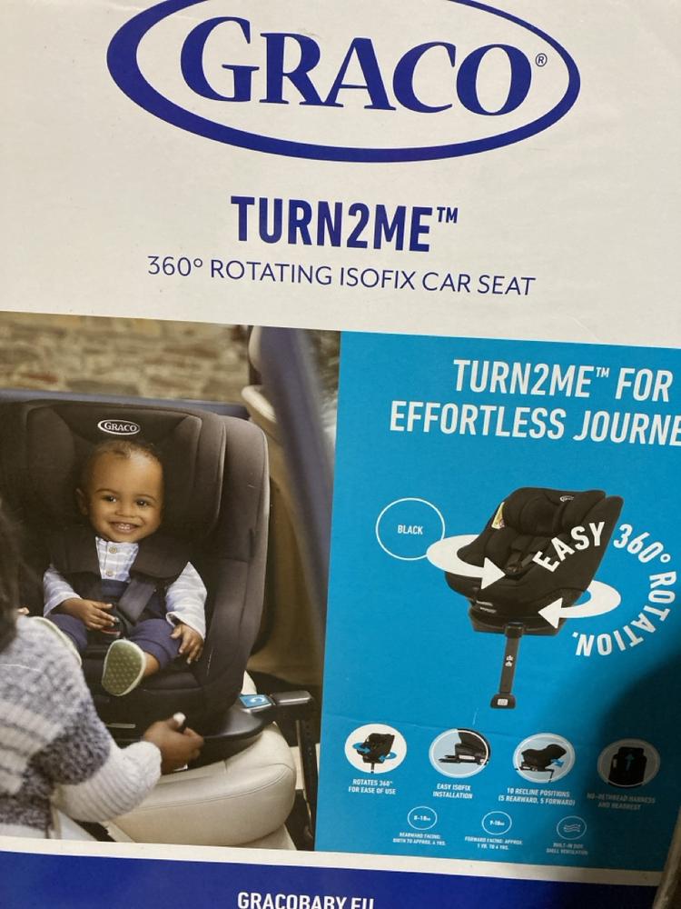 Lot 571  
            Birmingham SR107 - Parcel Delivery Only 

                
GRACO TURN2ME 360' ROTATING ISOFIX CAR SEAT