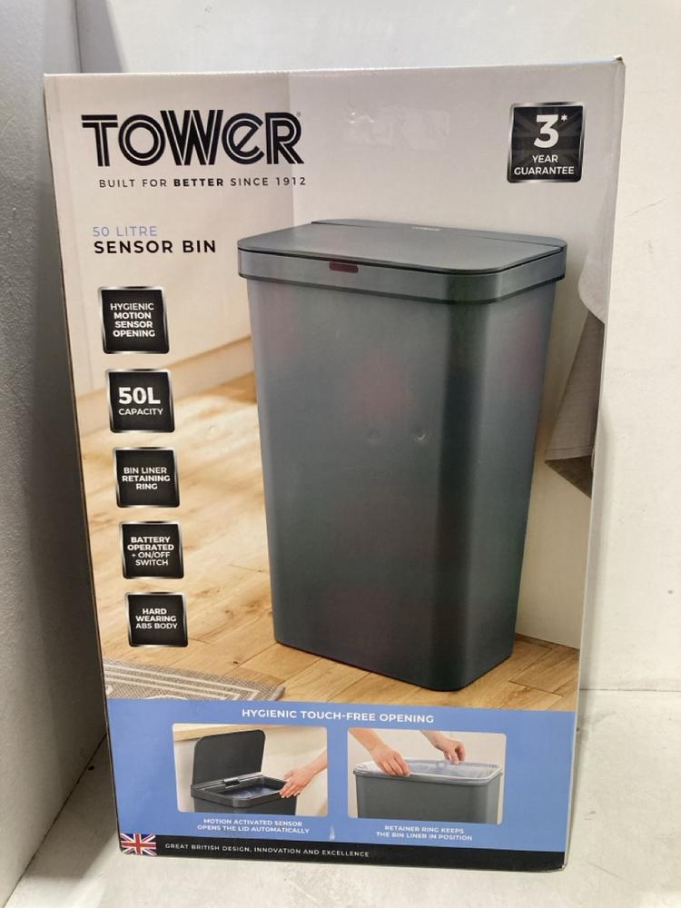Lot 576  
            Birmingham SR107 - Parcel Delivery Only 

                
TOWER 50L SENSOR BIN