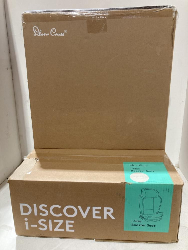 Lot 581  
            Birmingham SR107 - Parcel Delivery Only 

                
SILVER CROSS I-SIZE BOOSTER SEAT ALMOND