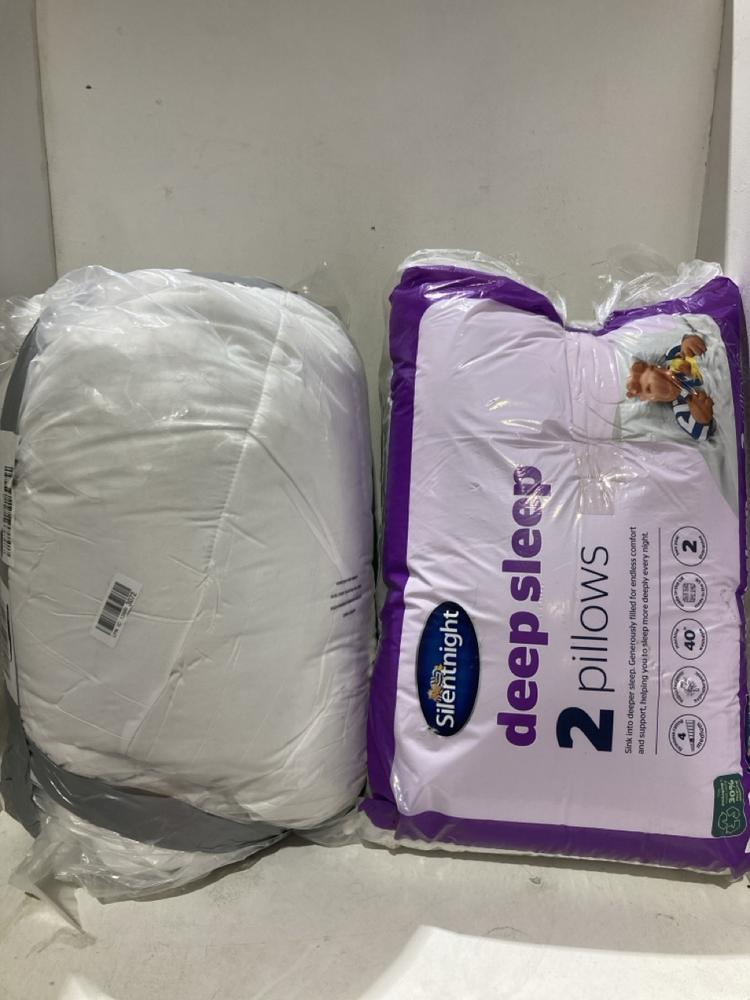 Lot 586  
            Birmingham SR107 - Parcel Delivery Only 

                
2 X ITEMS TO INCLUDE SILENTNIGHT DEEP SLEEP 2 PILLOWS