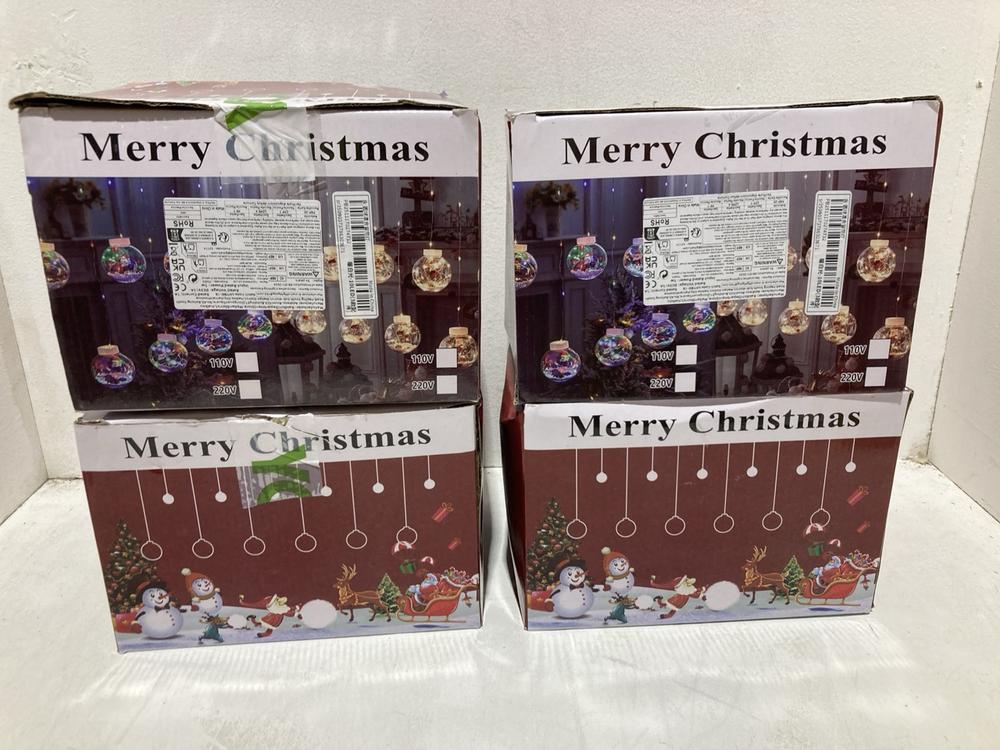 Lot 594  
            Birmingham SR107 - Parcel Delivery Only 

                
4 X ITEMS LED CHRISTMAS BALL LIGHTS