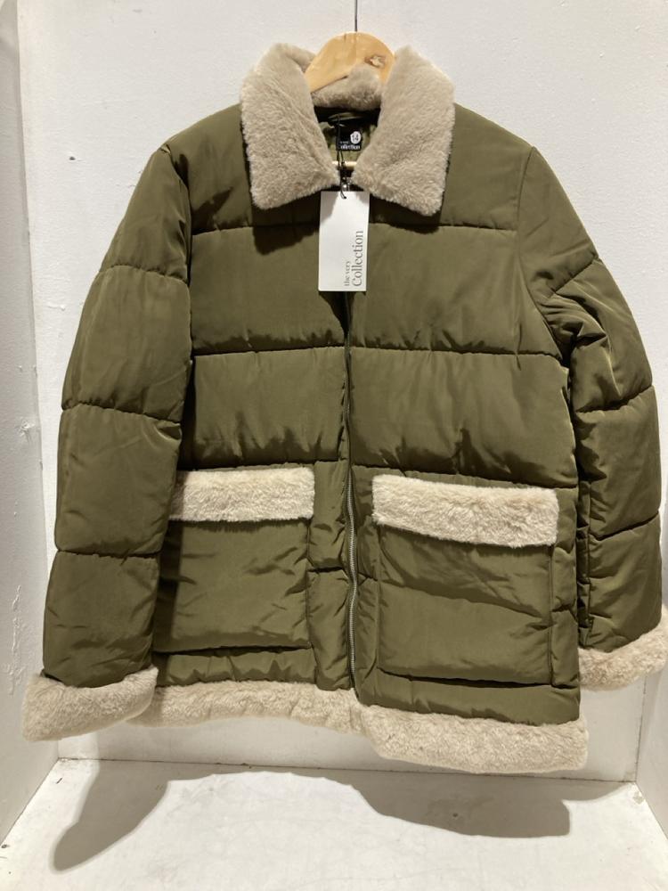 Lot 634  
            Birmingham SR107 - Parcel Delivery Only 

                
THE VERY COLLECTION GREEN COAT SIZE 14