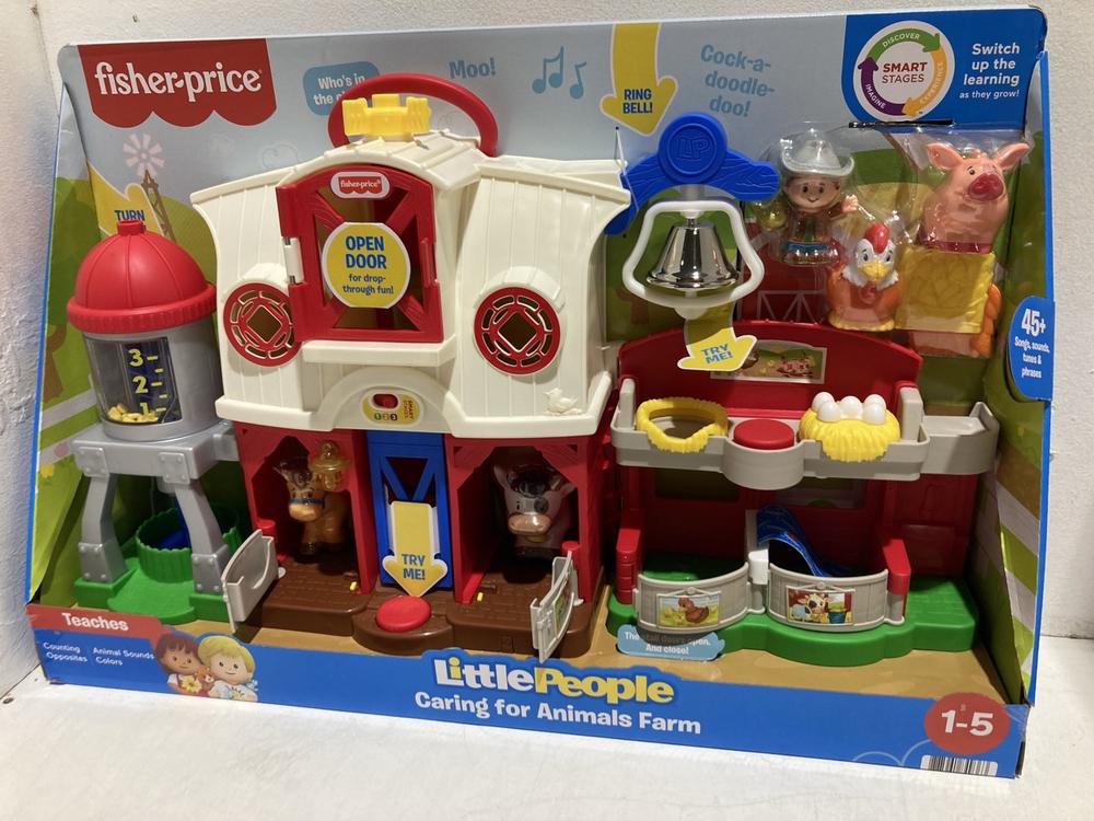 Lot 635  
            Birmingham SR107 - Parcel Delivery Only 

                
FISHER PRICE LITTLE PEOPLE CARING FOR ANIMALS FARM