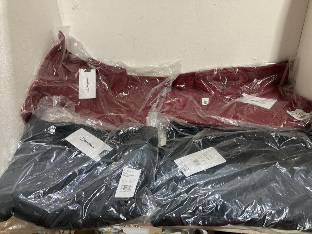 Lot 648  
            Birmingham SR107 - Parcel Delivery Only 

                
4 X ITEMS TO INCLUDE WOMENS BERGHAUS W CATON FZ JACKET SIZE 8