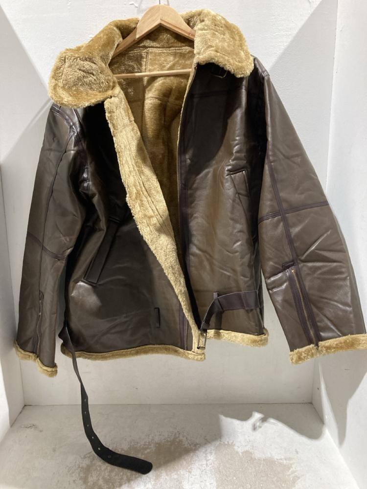 Lot 680  
            Birmingham SR107 - Parcel Delivery Only 

                
LEATHER FLIGHT JACKET SIZE UNKNOWN