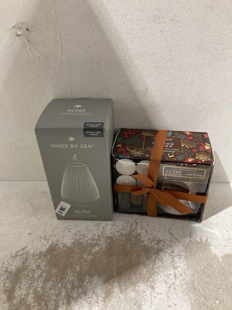 Lot 688  
            Birmingham SR107 - Parcel Delivery Only 

                
ASSORTED HOUSEHOLD ITEMS TO INCLUDE ZEN GREY AROMA DIFFUSER