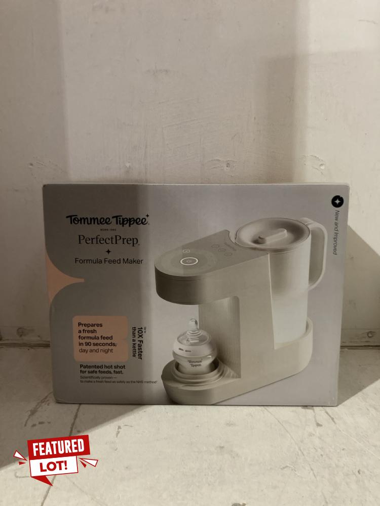 Lot 6  
            Birmingham SR107 - Parcel Delivery Only 

                
TOMMEE TIPPEE PERFECT PREP MACHINE ORIGINAL RRP £139