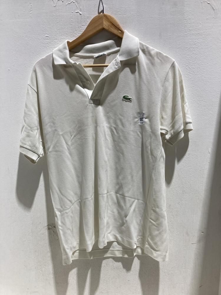 Lot 722  
            Birmingham SR107 - Parcel Delivery Only 

                
LACOSTE CREME POLO SHIRT SIZE S